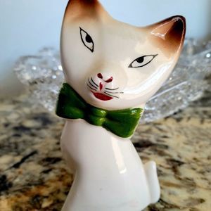 Vintage Siamese Porcelain Cat